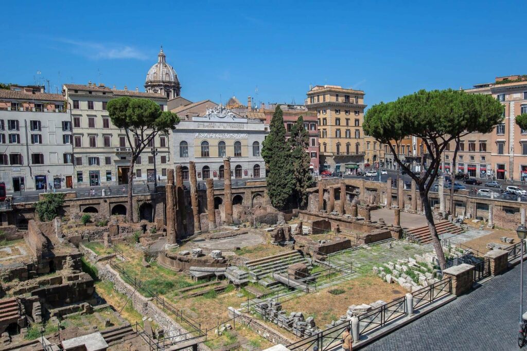 View from Pantheon Caesar Realis, Rome, Italy