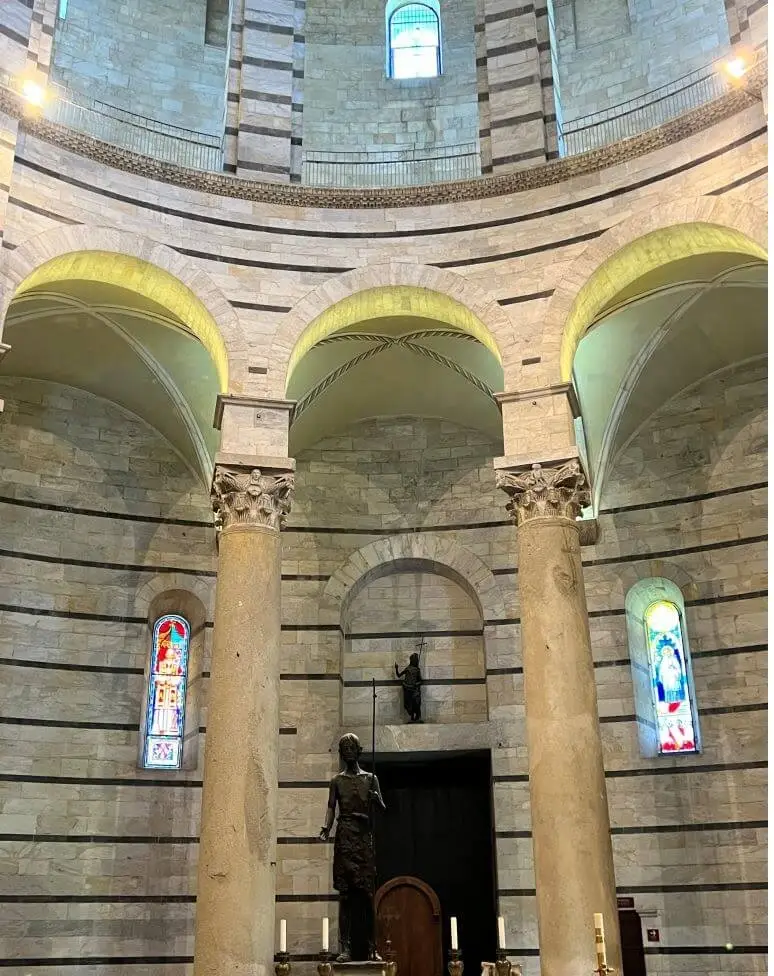The Inside Of The Baptistery Of San Giovanni