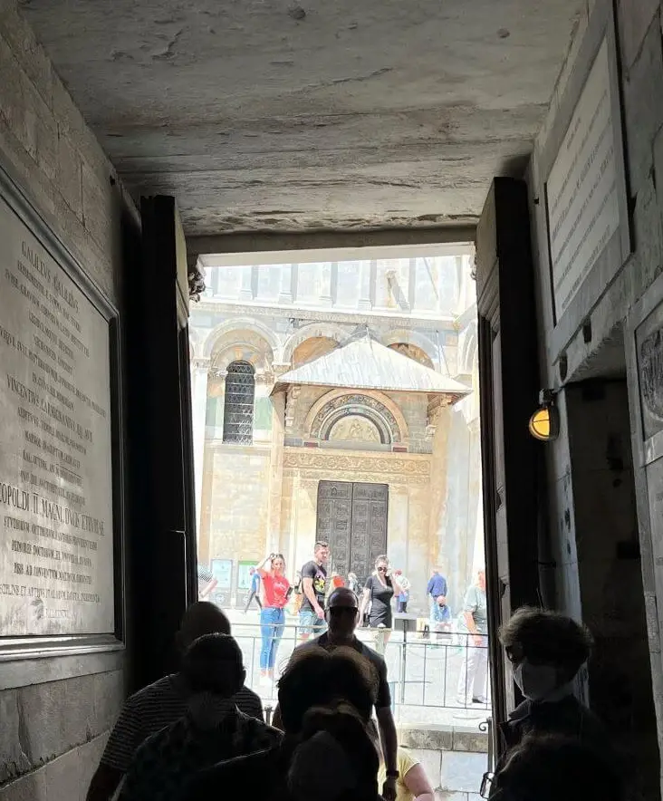 The Duomo From The Leaning Tower Of Pisa's Interior
