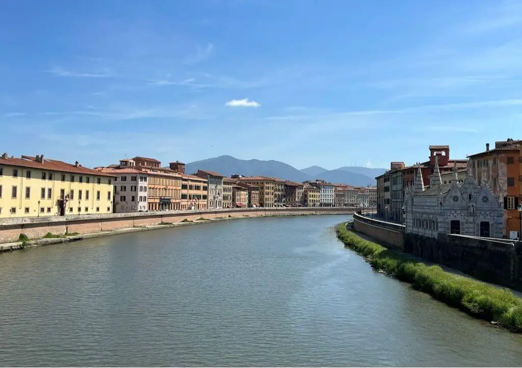 Pisa And The Arno River
